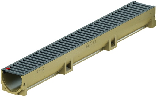 [4090926] aco euroline 100 à grille antracite 1m