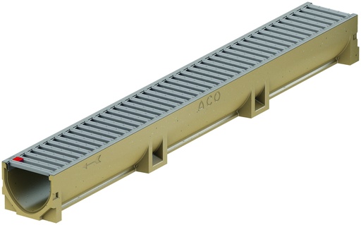 [4091282] aco euroline 100 à grille shadow grey 1m