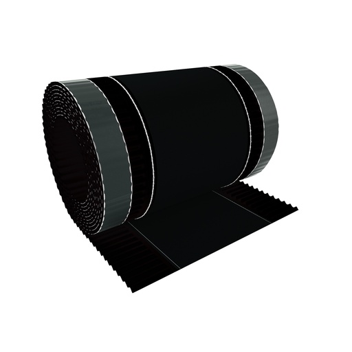 [4846005] arrêtier Corovent 310mm noir (5m)