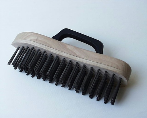 [5006381] brosse métallique avec menotte