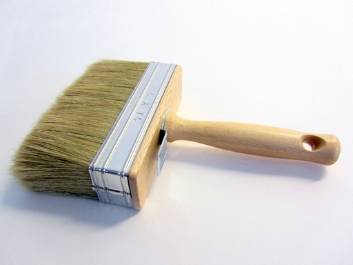 [5006390] brosse latex blond 4x14cm manche bois