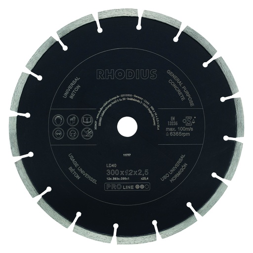 [5063125] disque diamanté béton LD40 300x10