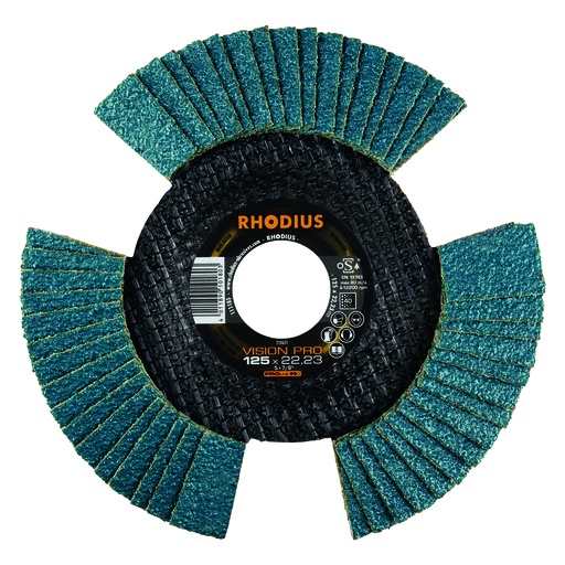 [5063127] disque à lamelles lin métal Vision Pro 125 granule 40