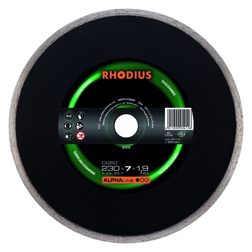 [5063135] disque diamanté carrelage DG50 230x5