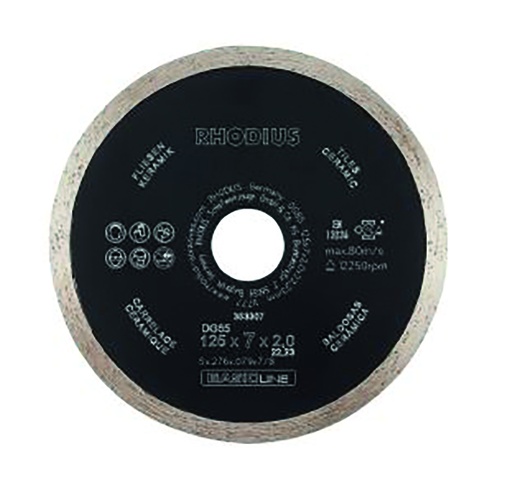 [5063138] disque diamanté carrelage DG85 125x7