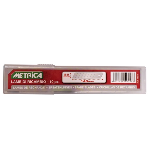[5067167] metrica lame de rechange 25mm (10pc)