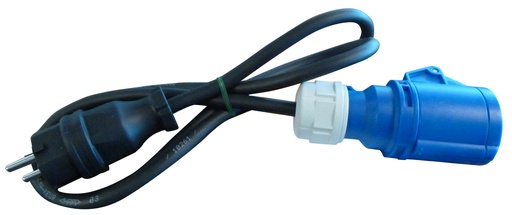 [5121020] adaptateur Hedi 230V/16A + cable 1.5m (masc)