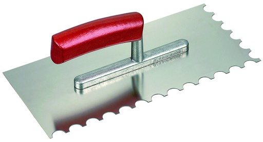 [5123129] plâtresse dentée ronde inox R10 KM