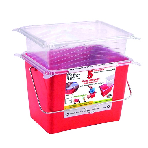 [5130089] seau pull liner 7l + 5 recharges