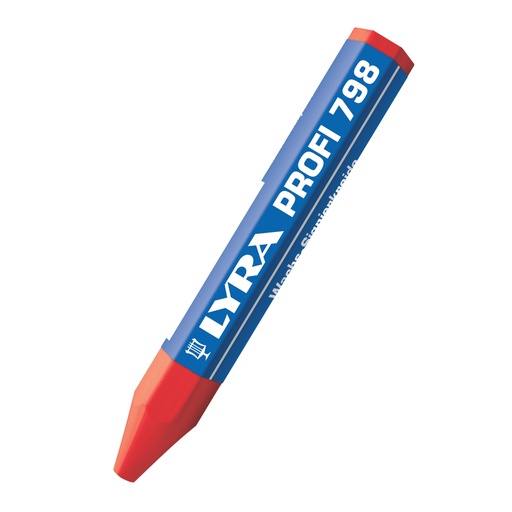 [5147013] craie de cire LYRA 798 rouge (12p)