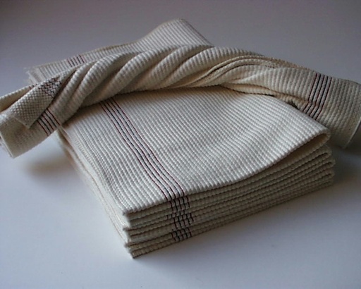 [5284036] torchon couturé coton viscose 50x80cm